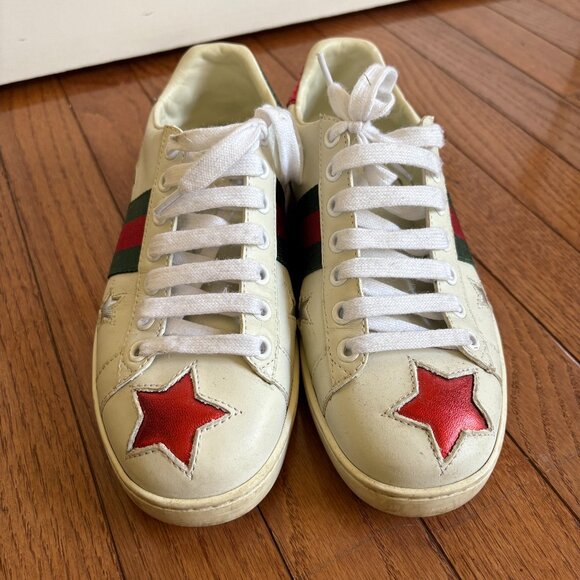 Gucci AUTHENTIC Sneakers.EU 37,5 Used 4 times only - Picture 2 of 5